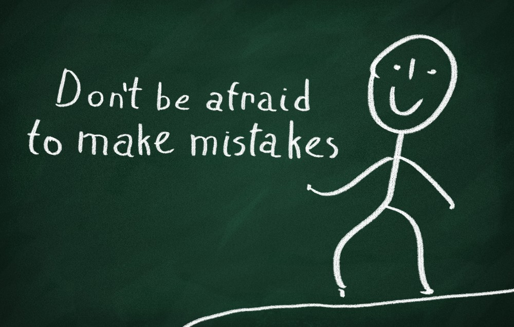 از اشتباه کردن موقع یادگیری نترس!